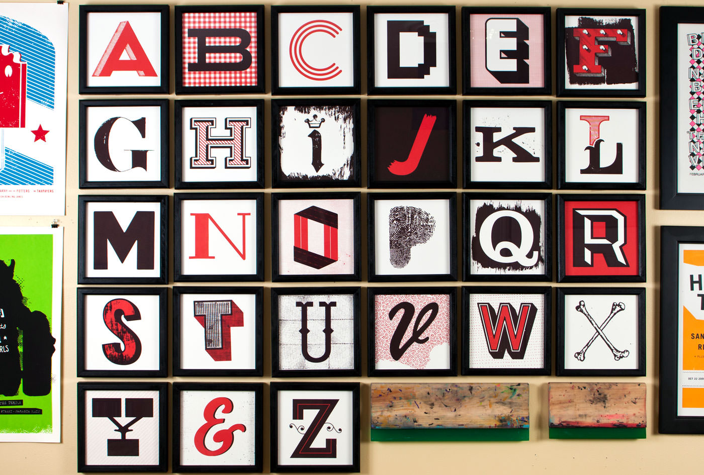 Letter Project: Letters Framed